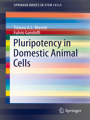 cover image of Pluripotency in Domestic Animal Cells